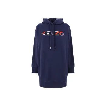 KENZO Long Sleeved Dresses Women's Blue