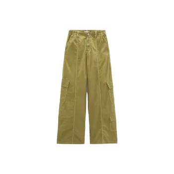 ZARA Cargo Pants Women's Olive Green