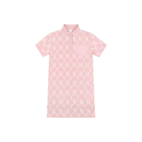 MLB Short Sleeved Dresses Women's Pink