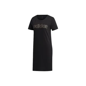 Adidas Short Sleeved Dresses Women's Black