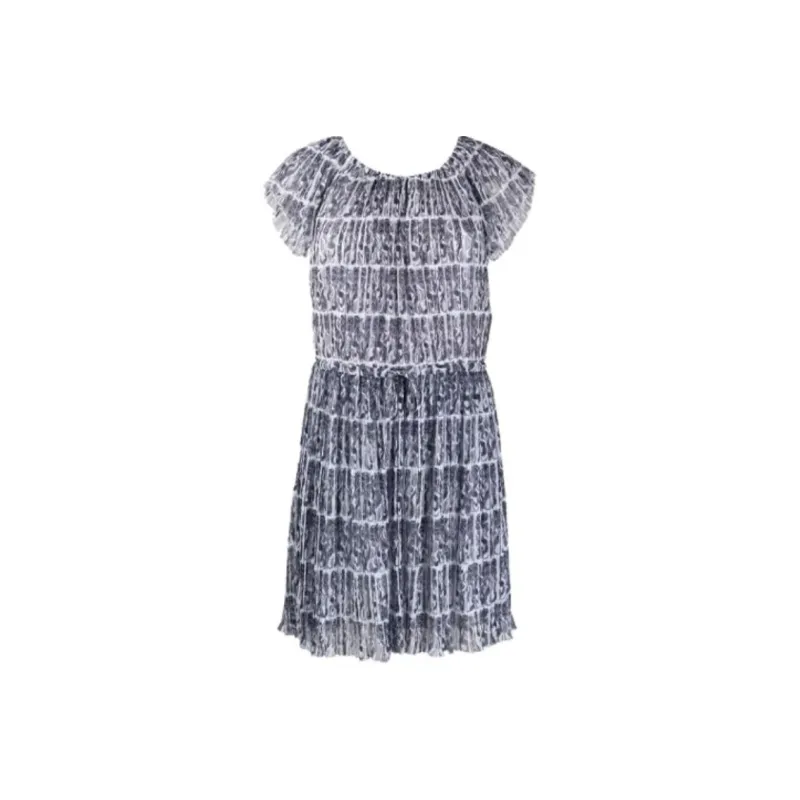 KENZO Short Sleeved Dresses Women's Blue-0