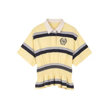 UOOYAA T Shirts Women's Yellow