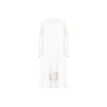 Sacai Long-Sleeved Dresses Women's White