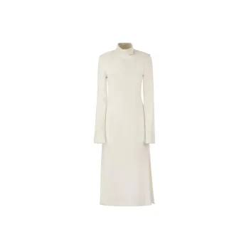 SportMax High Neck Long-Sleeved Dress