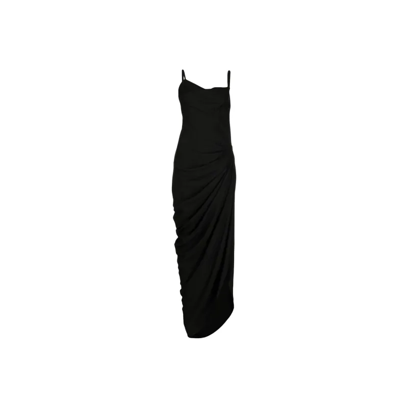 Jacquemus La Robe Saudade Longue 'Black'-0