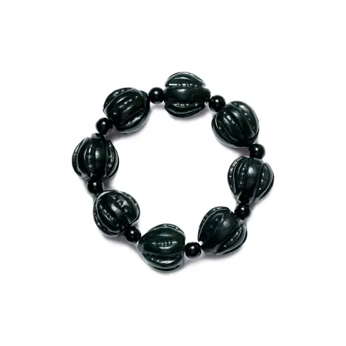 LIYUNMUXUE Hetian Jade Bracelets Green Jade Unisex