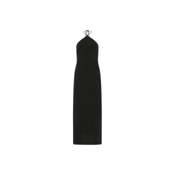 Valentino Slip Dresses Women's Black