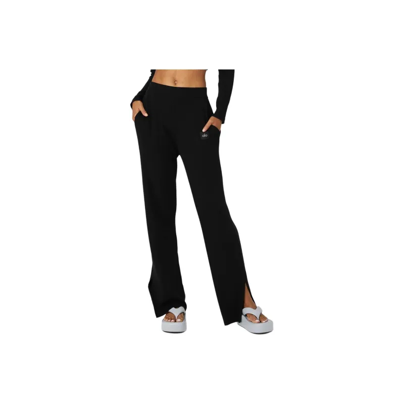 Alo Yoga Knitted Sweatpants Women's-0