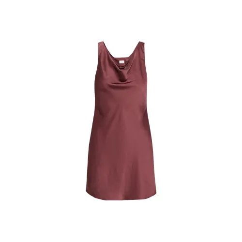 ARITZIA Slip Dresses Women's Burgundy Red/Spiced Burgundy