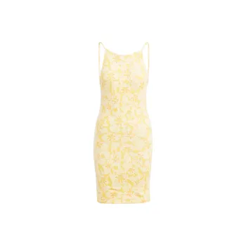 Adidas Originals Slip Dresses Women's Light Yellow