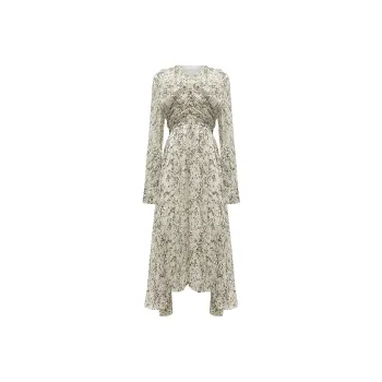 FOREVER 21 Long-Sleeved Dresses Women's Floral