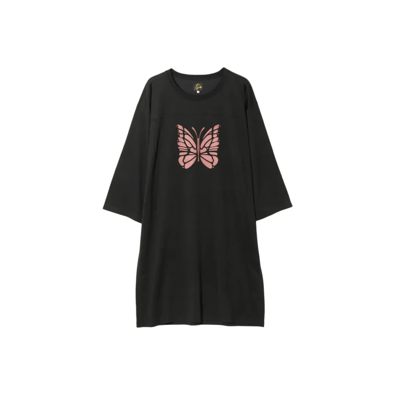 Needles FW24 Short Sleeved Dress Women's Black-0