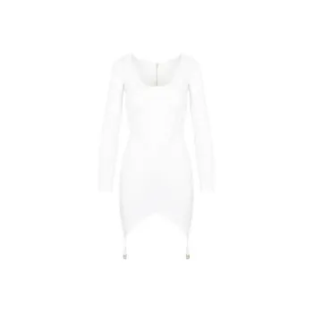 DION LEE Long Sleeved Dresses Women's White