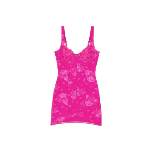 Balenciaga Lingerie Mini Dress 'Lipstick Pink'