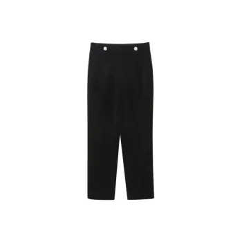 OVV Suit Trousers Women's Black Solid Color A2