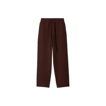 Burberry Knitted Sweatpants Women's Burgundy