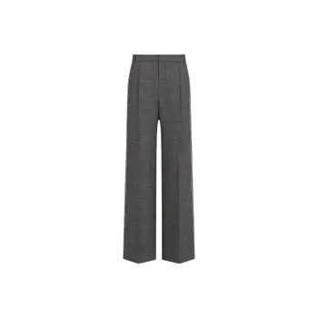 DIOR SS25 Graphique Casual Pants Women's Gray