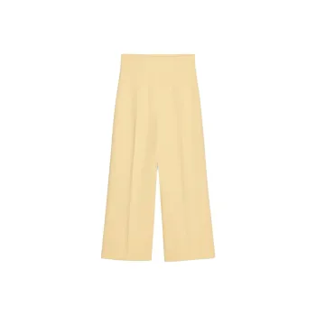 ZARA ZW Series Casual Pants Women's Yellow