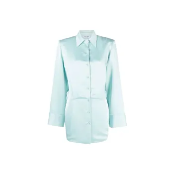 The Attico SS22 Dress Light Teal
