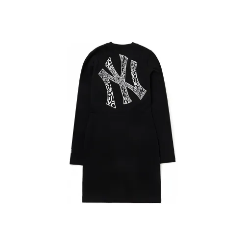 MLB Wms Long Sleeved Dresses Women's Black