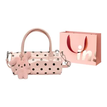 WHEELY BABY+ PU Crossbody Handbag Women's Pink/Black/White/Red