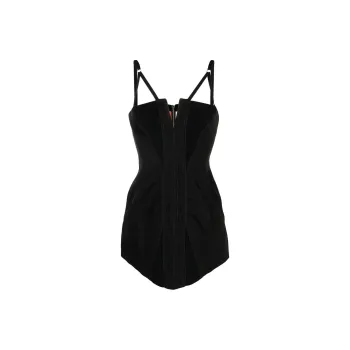 DION LEE Slip Dresses Women's Black