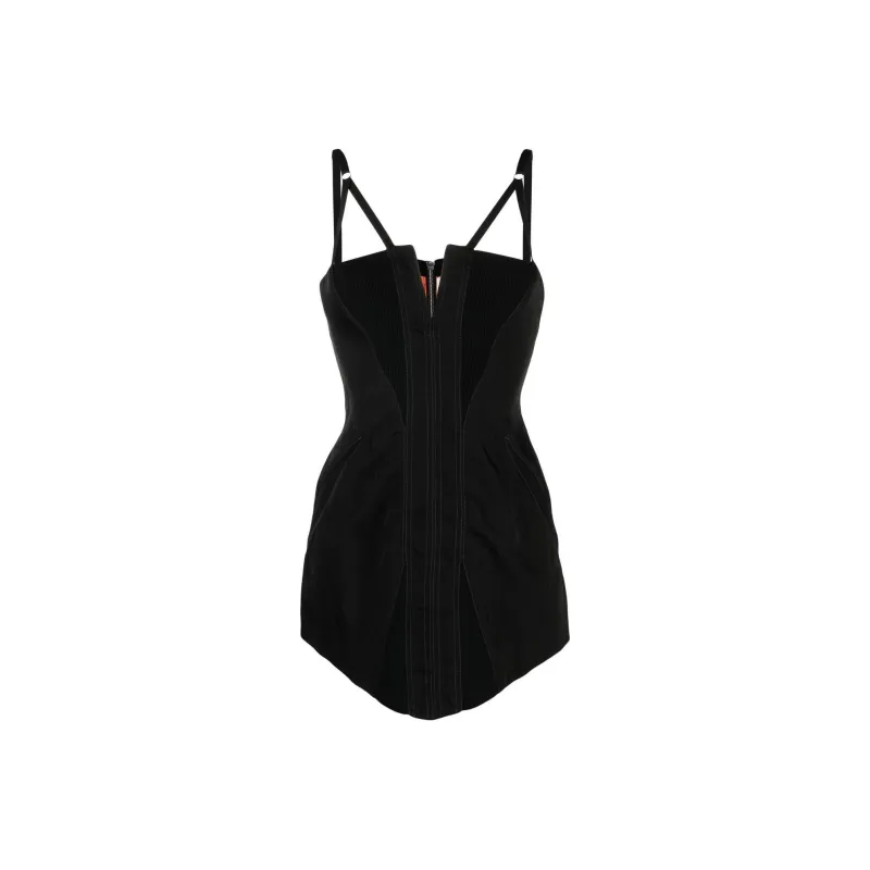 DION LEE Slip Dresses Women's Black-0