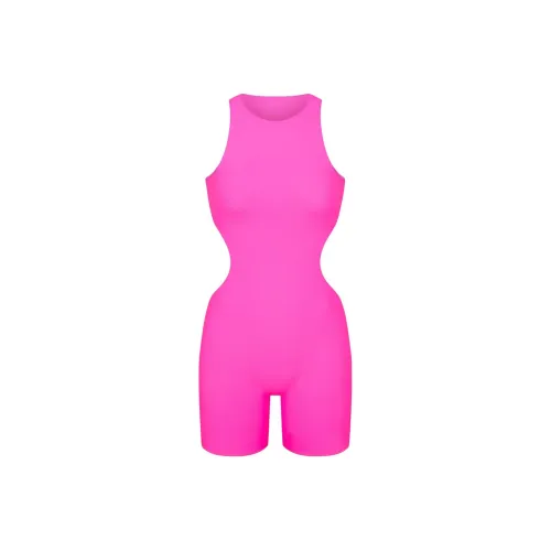Skims Jumpsuits Women's Neon Pink