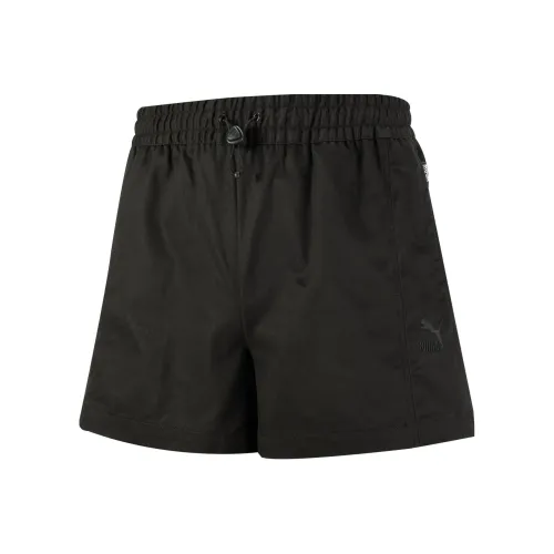 PUMA Humming 3,SS23 Chinese Culture Tribute Series Casual Shorts Women's Black