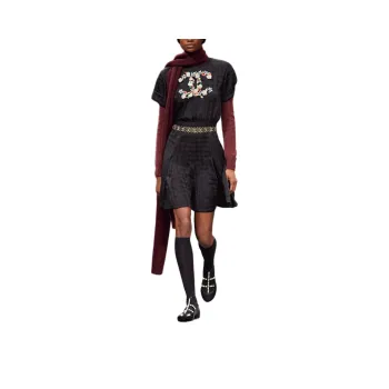 CHANEL FW24 Short-Sleeved Dresses Women's Black