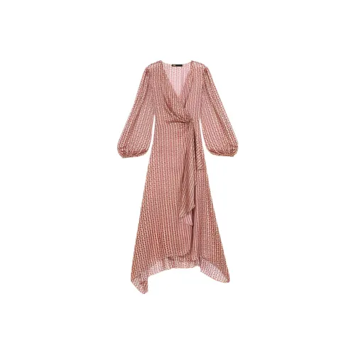 Maje Long Sleeved Dresses Women's Dark Pink