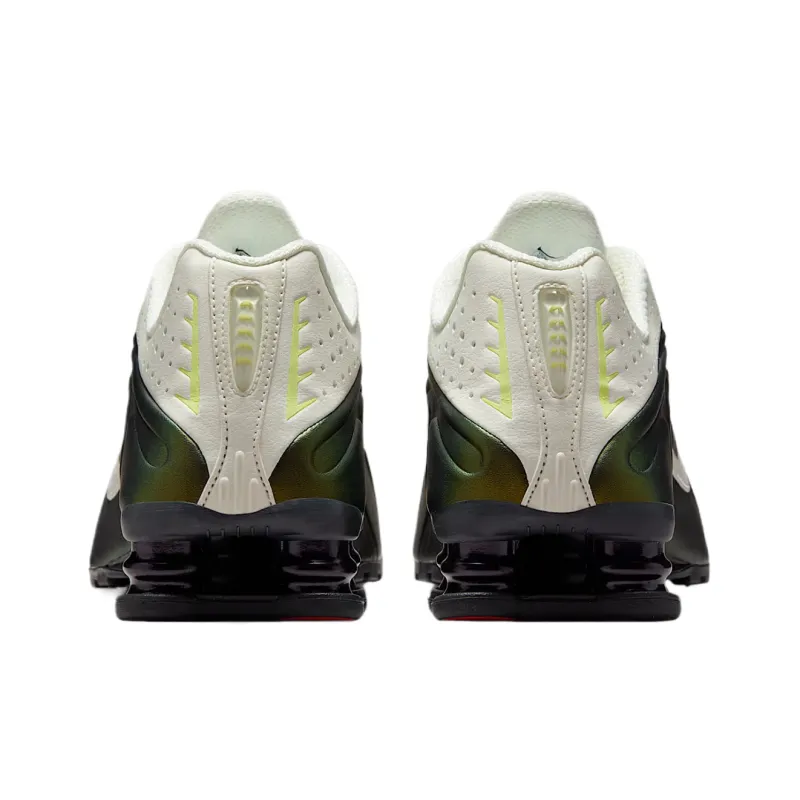 Nike Shox R4 Mid Top Casual Shoes Men's Dark Green-4