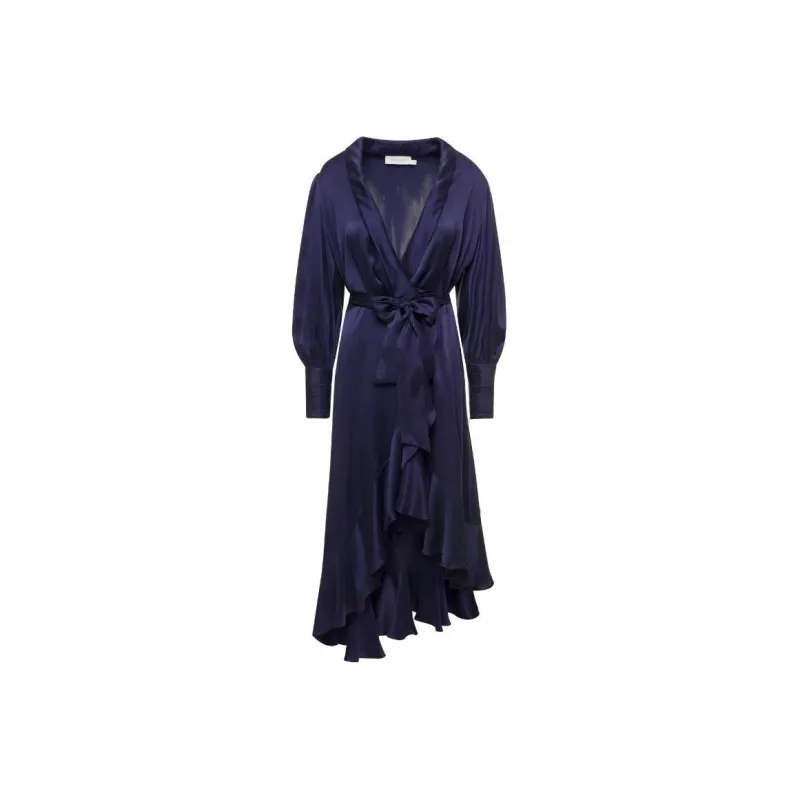 Zimmermann Long-Sleeved Dresses Women's Blue-0