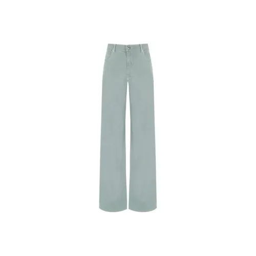 WEEKEND MaxMara Medina Logo Patch Wide Leg Trousers