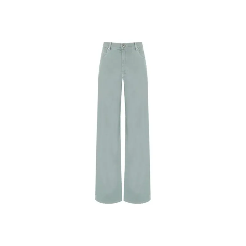 WEEKEND MaxMara Medina Logo Patch Wide Leg Trousers-0