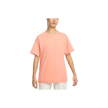 Nike Swoosh Drop Shoulder Sleeve T Shirt Women's Light Orange