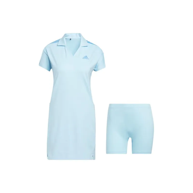 Adidas Short-Sleeved Dresses Women's Blissful Blue-0
