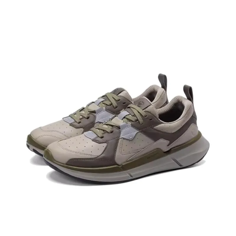 Ecco Low Top Casual Shoes Men's Army Green-2