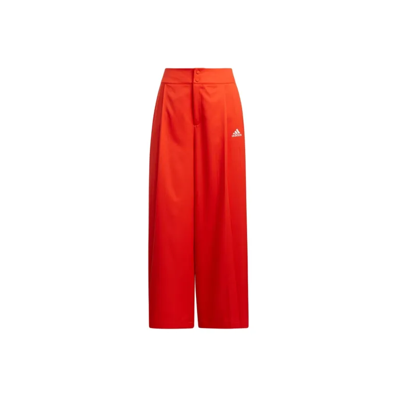 Adidas Casual Pants Women's Dark Orange Yellow-0