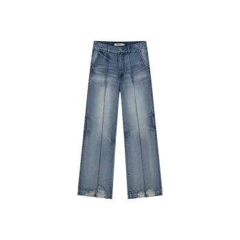 UOOYAA Rock Poets Series Jeans Women's Denim Blue