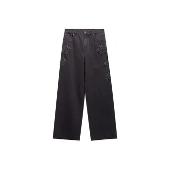 Ed Hardy SS25 Jeans Women's Black