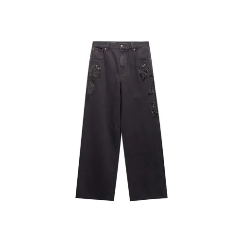 Ed Hardy SS25 Jeans Women's Black