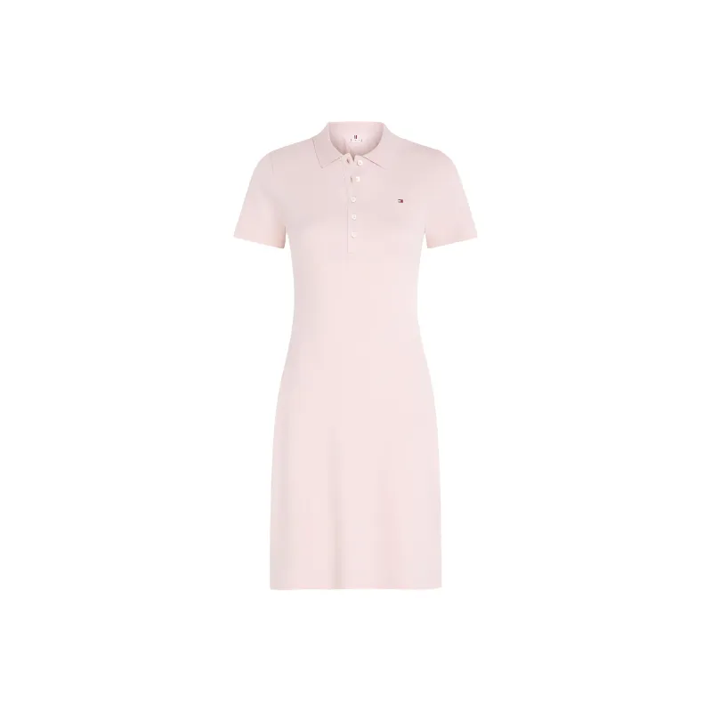 Tommy Hilfiger Short Sleeved Dress Women's Pink-0