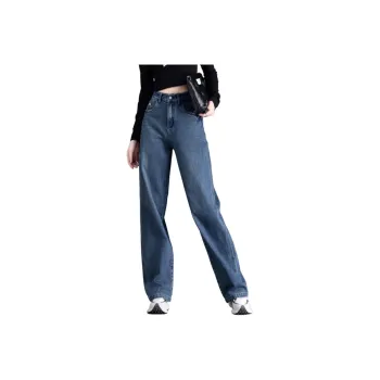 You Cow Me Pants Jeans Women's Vintage Blue