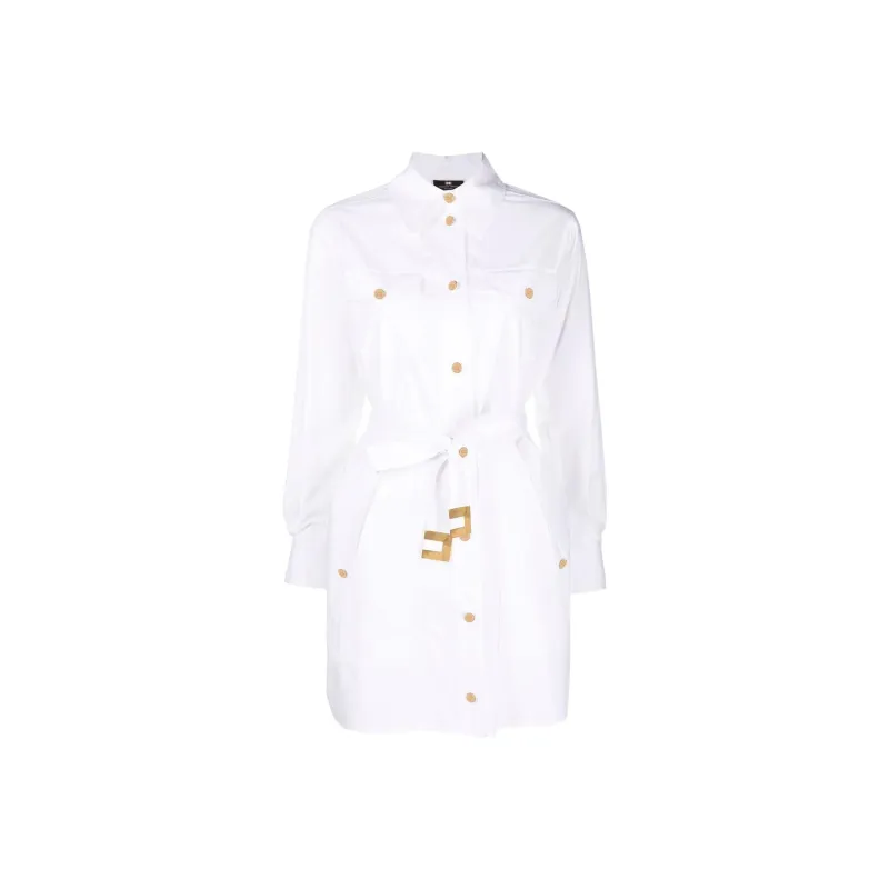 Elisabetta Franchi SS22 Dress White-0