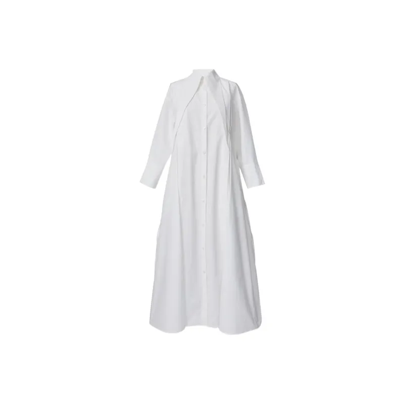 KIMHEKIM Long-Sleeved Dresses Women's White-0