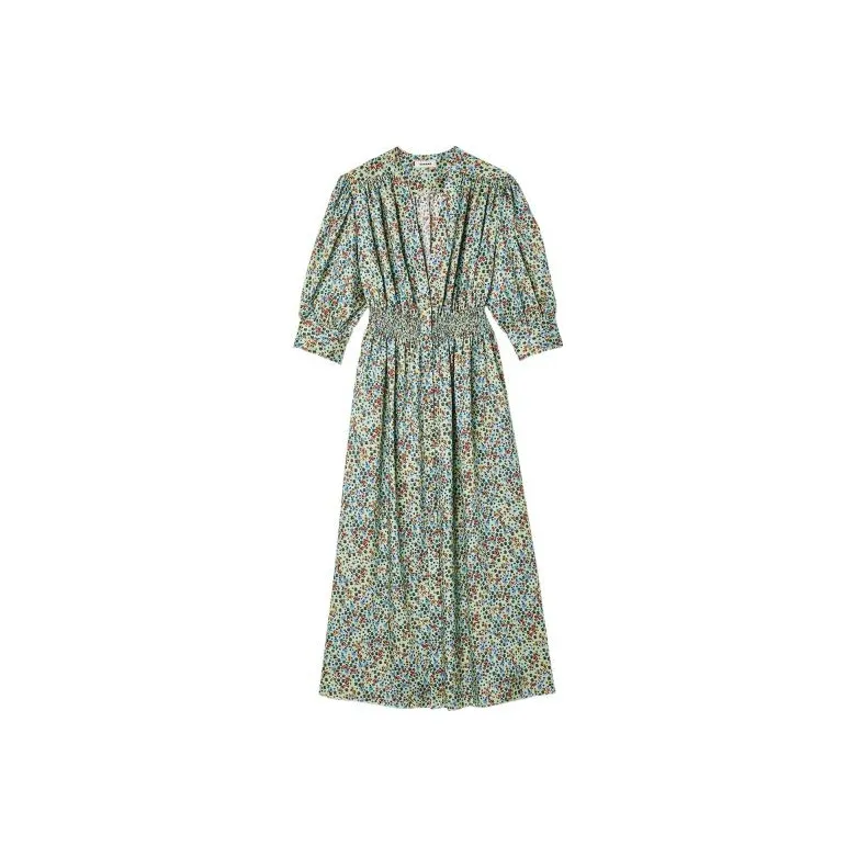 Sandro Short-Sleeved Dresses Women's Green-0