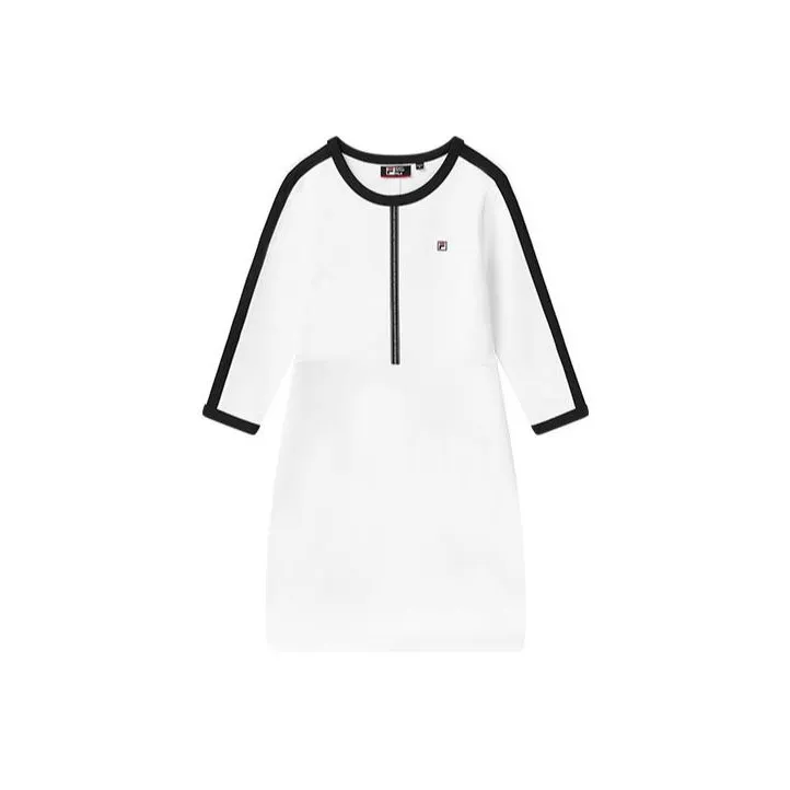 FILA Short Sleeved Dresses Women's White-0