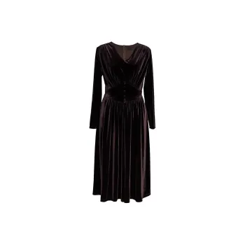 ROEYSHOUSE Long-Sleeved Dresses Women's Dark Coffee