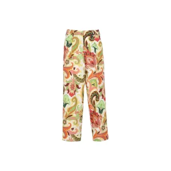 ETRO Paisley Printed Straight Leg Trousers